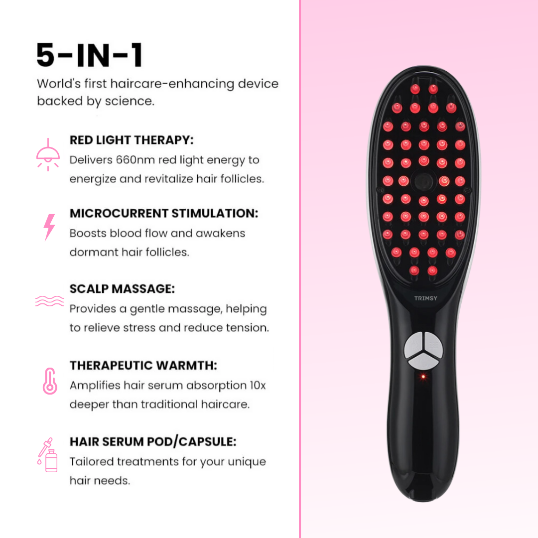 Trimsy™ All-In-One Comb with Red Light Therapy