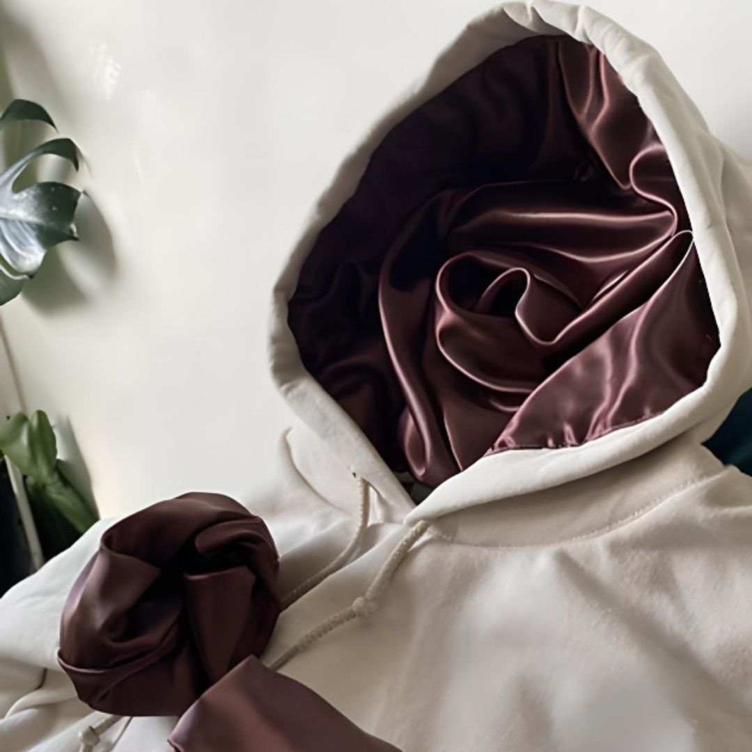 Luxe Comfort Satin-Lined Hoodie