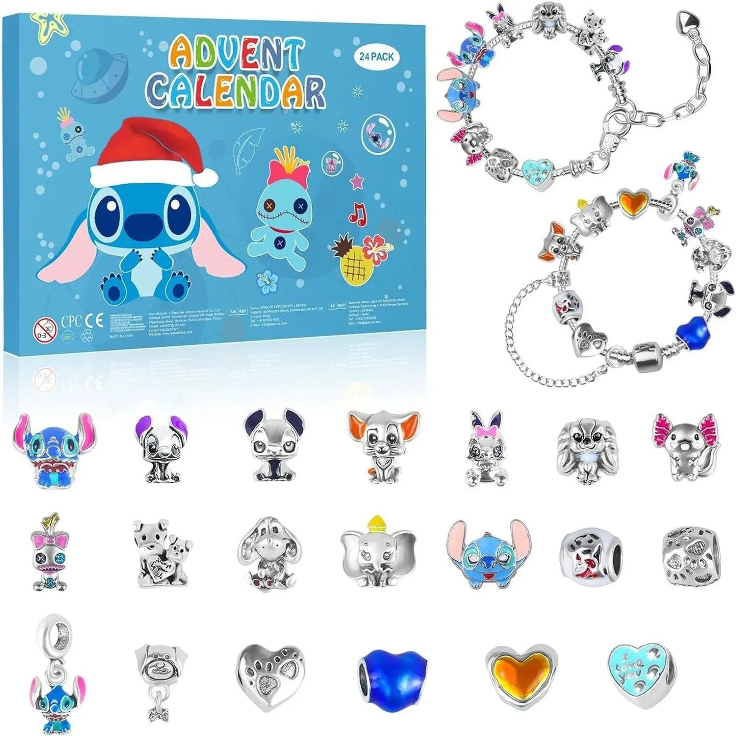 Stitch Advent Calendar Charms