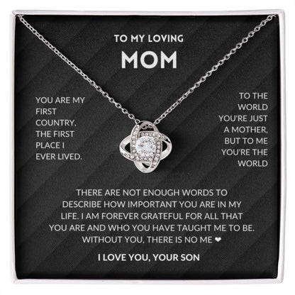 To My Mom, I Love You Necklace - SON